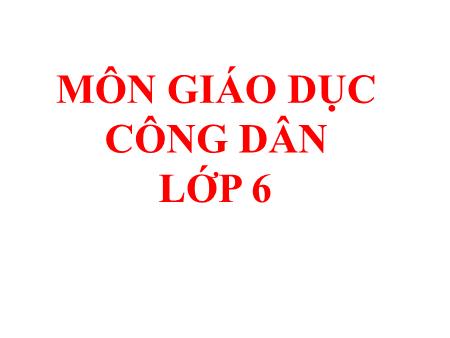 Giáo án Giáo dục công dân Lớp 6 - Bài 14: Thực hiện trật tự an toàn giao thông