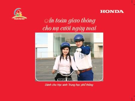 Giáo trình An toàn giao thông - Cho nụ cười ngày mai - Năm 2015