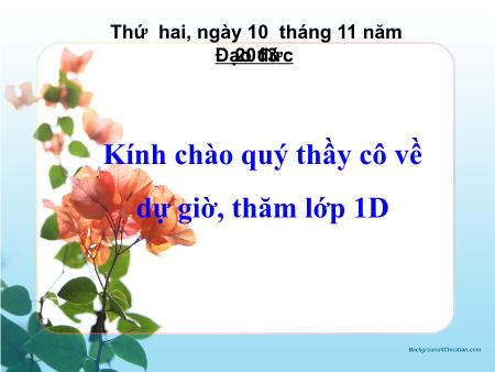 Bài giảng Đạo đức Lớp 1 - Bài 6: Nghiêm trang khi chào cờ (Tiết 2)