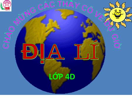 Bài giảng Địa lí Lớp 4 - Bài 15 : Thủ đô Hà Nội