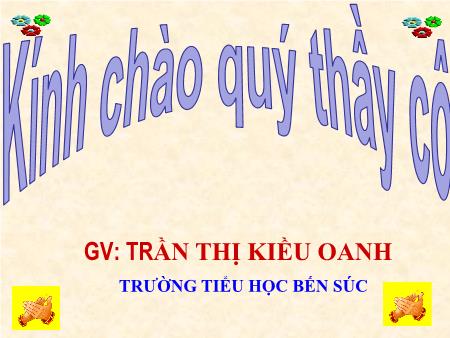 Bài giảng Khoa học Lớp 4 - Bài: Nước bị ô nhiễm - Trần Thị Kiều Oanh