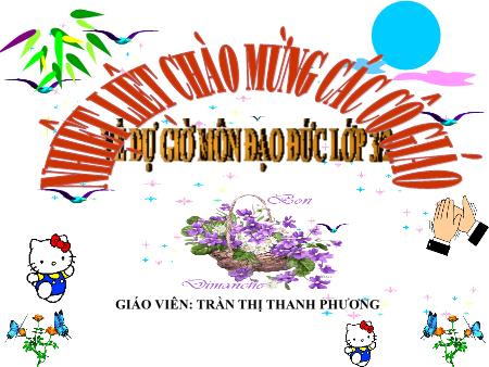 Bài giảng môn Đạo đức Lớp 3 - Bài 9: Đoàn kết với thiếu nhi quốc tế (tiết 2) - Trần Thị Thanh Phương