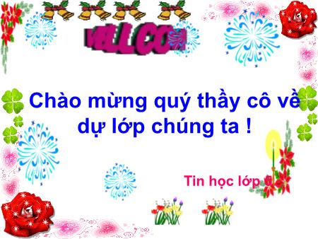 Bài giảng môn Tin học Lớp 5 - Bài 2: Tạo bảng trong văn bản