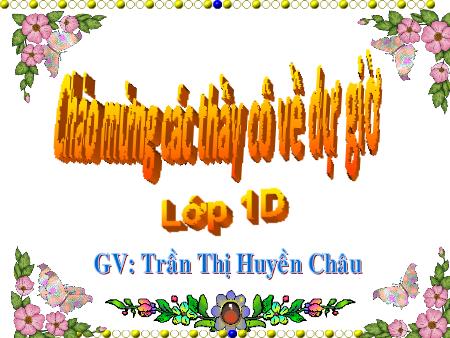 Bài giảng môn Toán Lớp 1 - Bài: Phép cộng trong phạm vi 5 - Trần Thị Huyền Châu