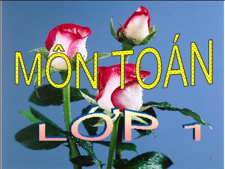 Bài giảng môn Toán Lớp 1 - Bài: Số 6