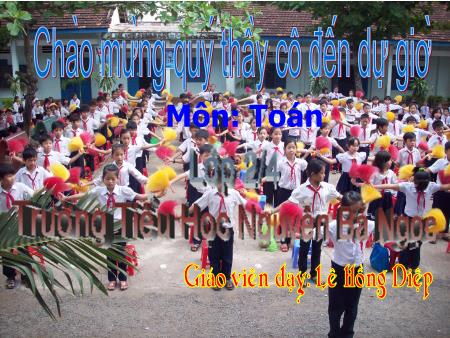 Bài giảng môn Toán Lớp 2 - Bài: Đường gấp khúc. Độ dài đường gấp khúc - Lê Hồng Diệp