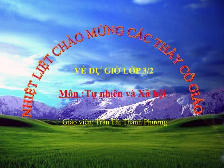 Bài giảng môn Tự nhiên xã hội Lớp 3 - Bài 9: Phòng bệnh tim mạch - Năm học 2016-2017 - Trần Thị Thanh Phương