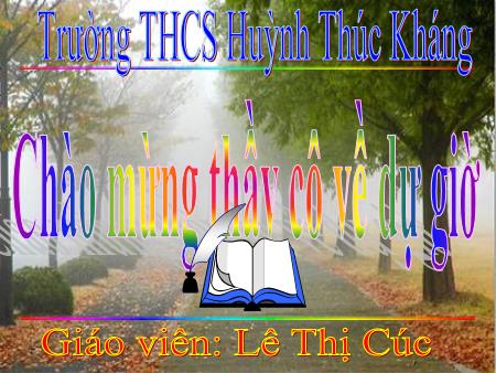 Bài giảng Ngữ văn 8 - Tiết 37: Nói quá - Lê Thị Cúc