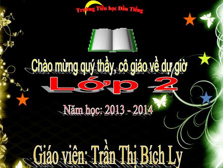 Bài giảng Tập đọc Lớp 2 - Tuần 17 - Bài: Gà tỉ tê với gà - Trần Thị Bích Ly