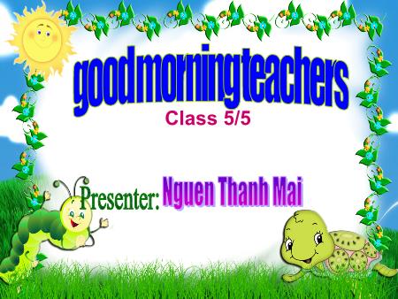 Bài giảng Tiếng anh Lớp 5 - Unit 3: My home - Nguyễn Thanh Mai Bài giảng Tiếng anh Lớp 5 - Unit 3: My home - Nguyễn Thanh Mai