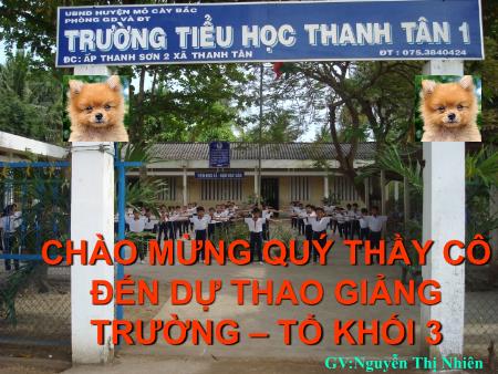 Bài giảng Tiếng việt Lớp 3 - Mở rộng vốn từ: Từ địa phương. Dấu chấm hỏi, chấm than - Nguyễn Thị Nhiên
