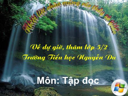 Bài giảng Tiếng việt Lớp 5 - Tập đọc: Cửa sông - Trần Thị Cẩm Châu