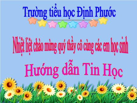 Bài giảng Tin học Lớp 3 - Bài 4: Bàn phím máy tính