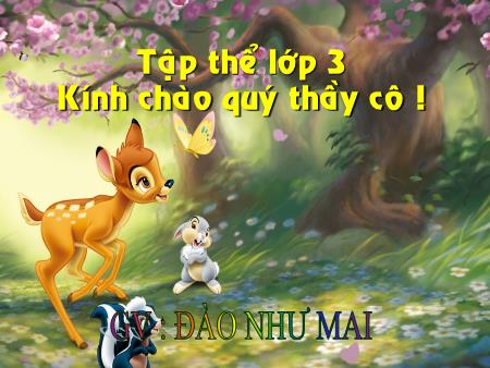 Bài giảng Toán Lớp 3 - Bài: Giới thiệu bảng nhân - Đào Như Mai