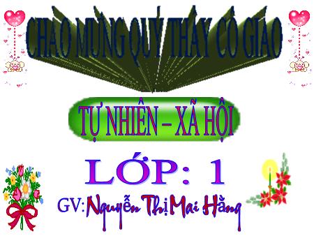 Bài giảng Tự nhiên và xã hội Lớp 1 - Bài: Nhà ở - Nguyễn Thị Mai Hằng