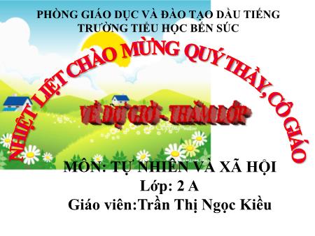 Bài giảng Tự nhiên và xã hội Lớp 2 - Bài 15: Trường học - Trần Thị Ngọc Kiều