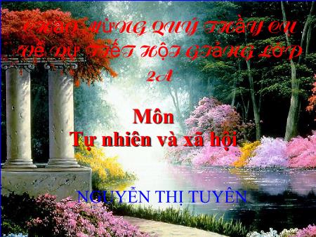 Bài giảng Tự nhiên và xã hội Lớp 2 - Bài 16: Các thành viên trong nhà trường - Nguyễn Thị Tuyên