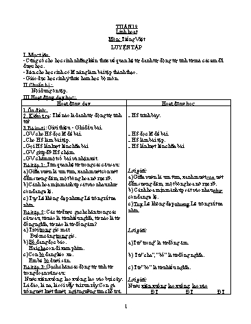 Giáo án linh hoạt học kì II Lớp 5
