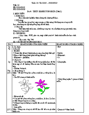 Giáo án môn Tin học Lớp 4 - Tuần 10