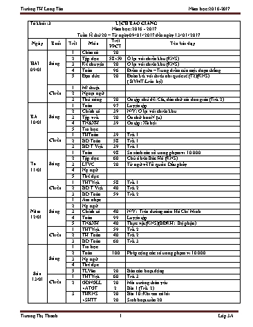 Giáo án tổng hợp các môn Khối lớp 3 - Tuần 20 - Năm học 2016-2017