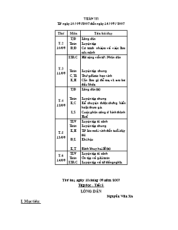 Giáo án tổng hợp các môn Khối lớp 5 - Tuần 3