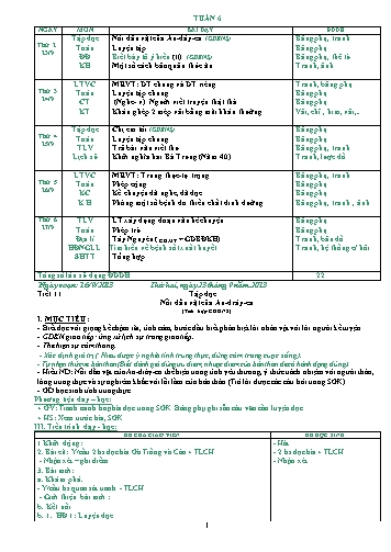 Giáo án tổng hợp Khối 4 - Tuần 6