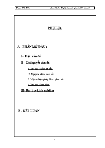 Sáng kiến kinh nghiệm Giúp học sinh giảm bớt lỗi chính tả